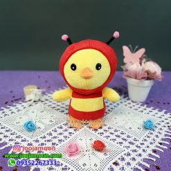 عروسک جوجه با لباس زنبوری