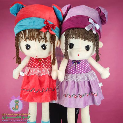 عروسک دختر کلاه پاپیونی