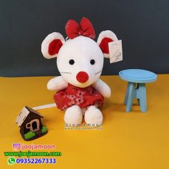 عروسک موش لباس گلدار