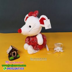 عروسک موش لباس گلدار