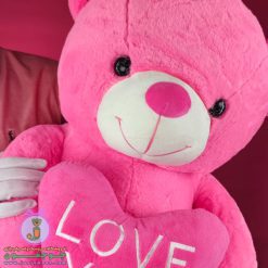 عروسک خرس ولنتاین قلب به دست